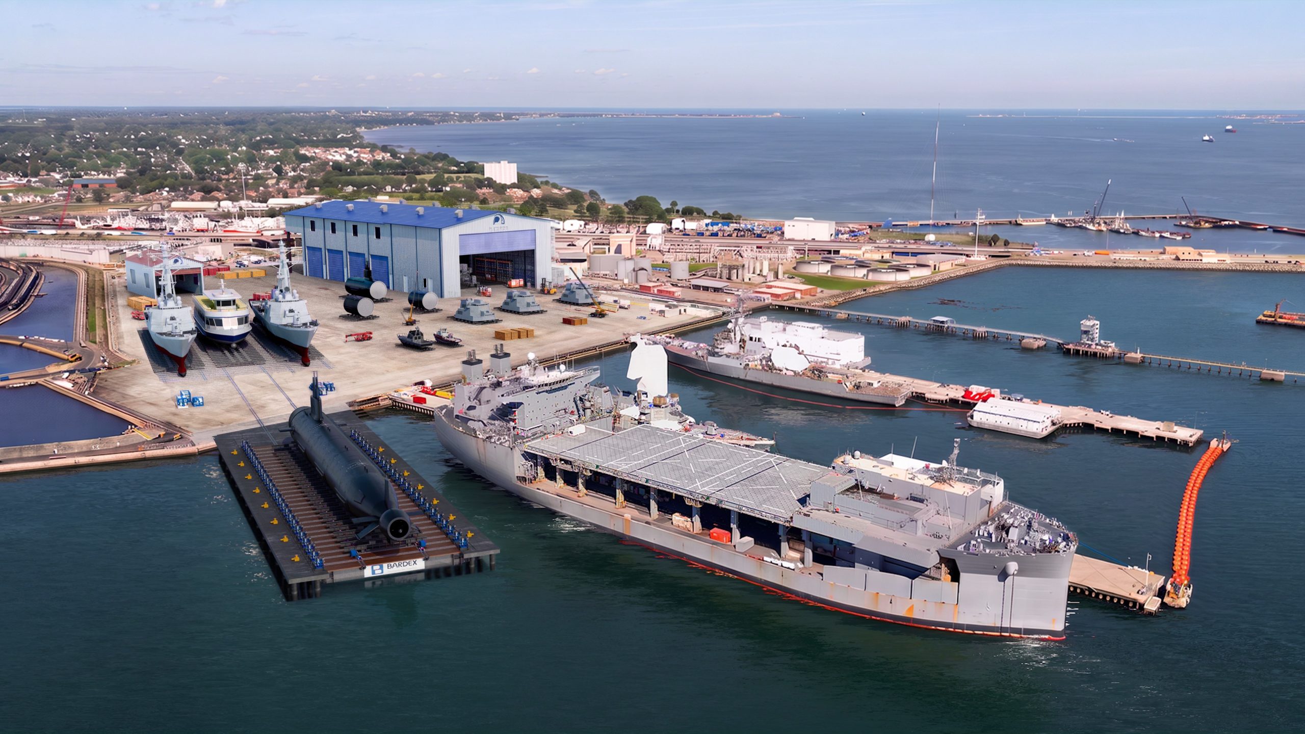 Rendering of the expanded River Port facility in Newport News.